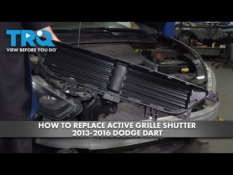 How to Replace Active Grille Shutter 2013-2016 Dodge Dart