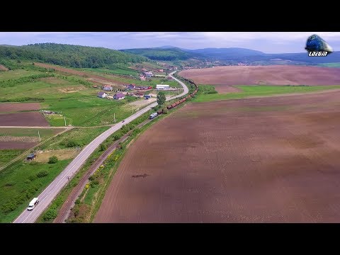 [Drone] 060-DA60-1242-6 & LDE2100 60-0857-2 cu/with Marfar CFR MARFA Freight Train in Mirsid, Salaj