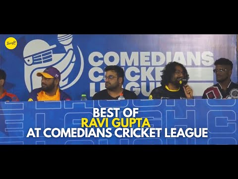 Best of Ravi Gupta at Comedians Cricket League 2025 | Commentary | Roast @raviguptacomedy