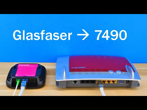 7490 on fiber optic ONT: WLAN speed, ping, latency, range, ISDN, USB, NAS, VPN, Fritzbox OS 7.57