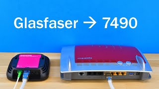 7490 am Glasfaser ONT: WLAN Speed, Ping, Latenz, Reichweite, ISDN, USB, NAS, VPN, Fritzbox OS 7.57