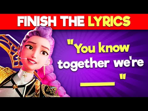 KPOP DEMON HUNTERS Finish the Lyrics Challenge 🎤