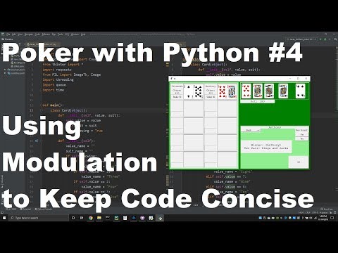 Poker With Python 4 Using Modulation To Keep Code Concise