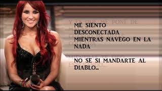 ABURRIDA Y SOLA (Letra) RBD