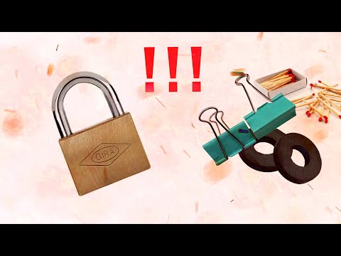 The best ways for unlocking padlock under 5 seconds