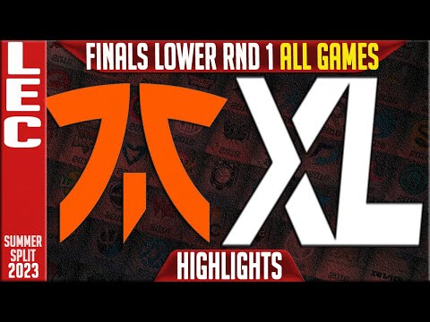 FNC vs XL Highlights ALL GAMES | LEC Summer 2023 Finals Lower RND 1 | Fnatic vs Excel Esports