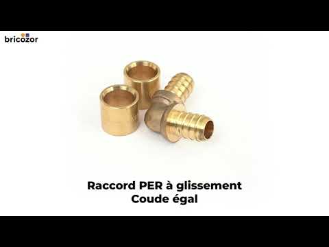 Raccord PER à glissement - Coude égal BOUTTÉ