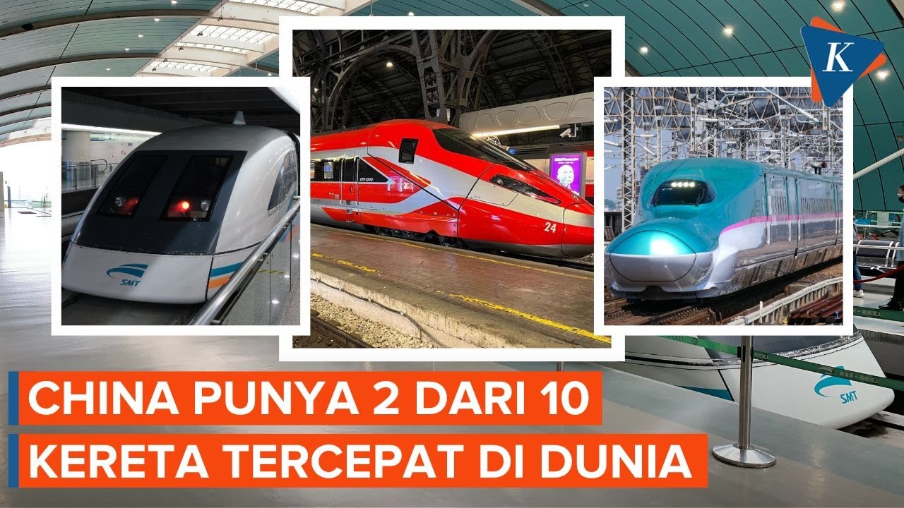 10 Kereta Paling “Ngebut” di Dunia, China Punya 2 Sekaligus