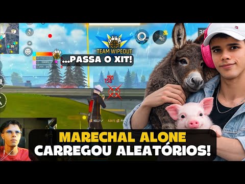MARECHAL CARRIED THE RANDOM PLAYERS IN RANKED AND CLEARED THE MAP! FREE FIRE - MARECHAL HIGHLIGHTS