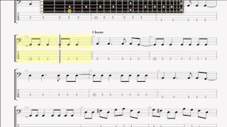 Ataris The   Giving Up On Love BASS GUITAR TABLATURE