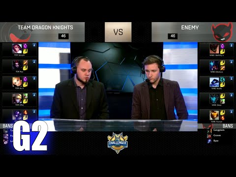 Enemy vs Team Dragon Knights Game 2 | Week 1 S6 NACS Spring 2016 | NME vs TDK G2 W1