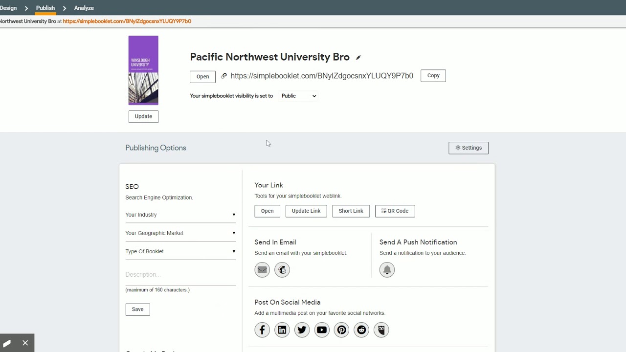 Save a simplebooklet as a PDF.