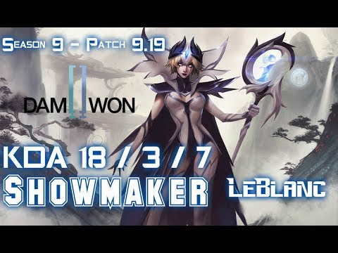 DWG Showmaker LEBLANC vs YASUO Mid - Patch 9.19 EUW Ranked