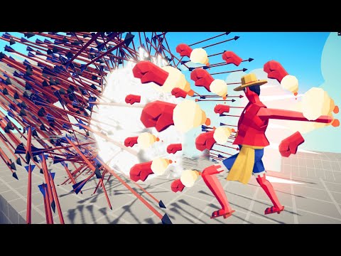 MONKEY D.LUFFY ( ONE PIECE ) VS EVERY GOD | TABS - Totally Accurate Battle Simulator