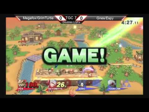 TGC7 - GrimTurtle/Megafox vs Gnes/Espy - Doubles LQFs Part I