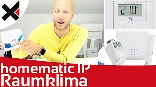 Homematic IP Raumklima Überblick und Einrichten Wandthermostat Wandtaster