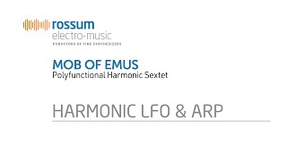 Video thumbnail for Rossum Electro-Music Mob Of Emus Polyfunctional Harmonic Sextet Harmonic LFO Demonstration by Rossum Electro-Music
