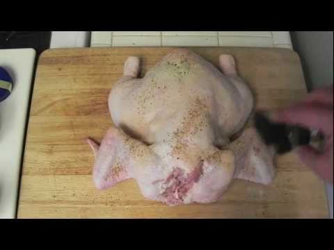 Baked Whole Chicken Recipe - How to cut chicken into 8 pieces