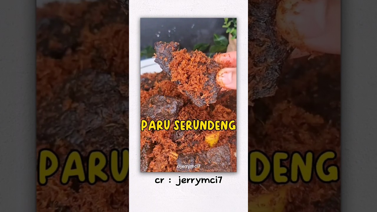 Paru Serundeng ala jerrymci7 ini enak bangeeet #shorts