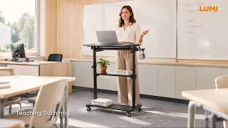 MoveFlex Mobile Sit-Stand Workstation | WST02-01 | LUMI