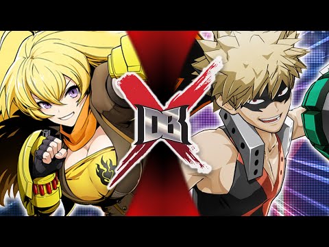Yang vs Bakugo (RWBY VS My Hero Acadamia ) | DBX