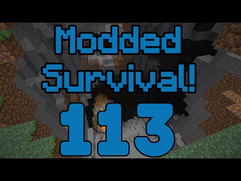 Minecraft- Modded LP [Ep 113] Caving!