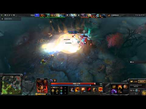 Vega Squardon battles Courage Gaming with killing moves. DOTA 2
