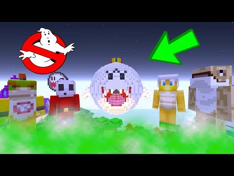 Bowser Jr Ghost Busters [HAUNTED HOUSE!] | Nintendo Fun House | Minecraft Switch [244]
