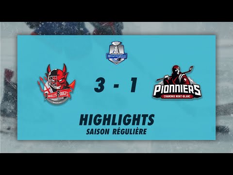 Diables Rouges de Briançon 3-1 Pionniers de Chamonix - Highlights - Synerglace Ligue Magnus 2022/23