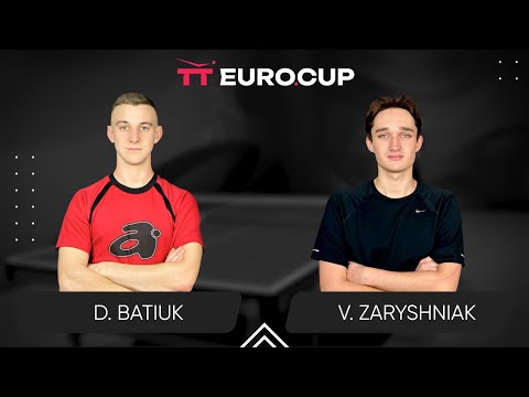 10:45 Dmytro Batiuk - Vadym Zaryshniak 25.10.2024 TT Euro.Cup Ukraine Master. TABLE 4