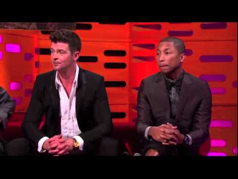 Robin Thicke/Pharrell Blurred lines Graham Norton