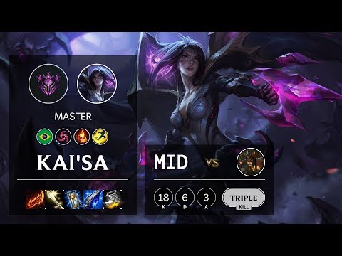 Kai'Sa Mid vs Cassiopeia - BR Master Patch 10.10