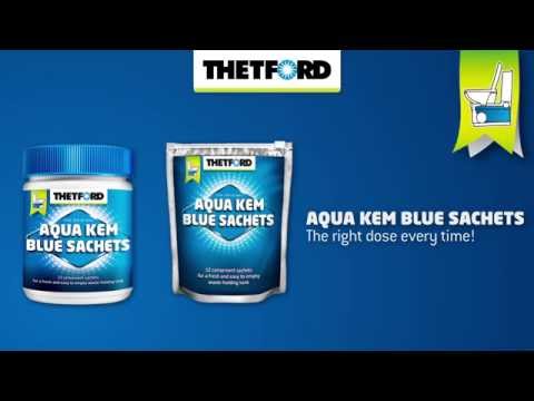 Thetford Aqua Kem Blue Sachets - 15 Pack - Toilet Chemical - Tentworld
