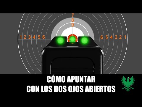 Two techniques to learn to aim with both eyes open.