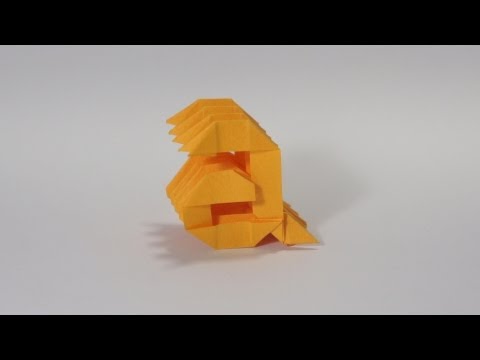 Origami Letter  'a'