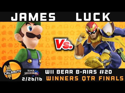 WBB #20 | DMG James (Luigi) vs tS| BC Luck (Falcon) - Winners Qtr Finals - Sm4sh Singles