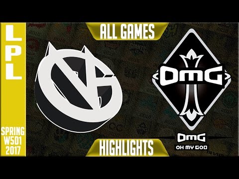 Vici Gaming vs OMG Highlights All Games - LPL Spring 2017 Week 5 Day 1 - VG vs OMG All Games