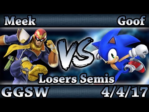 GGSW 27 - Meek (C.Falcon) Vs. Goof (Sonic) Smash Wii U Losers Semis - Smash 4
