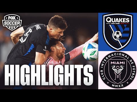 San Jose Earthquakes vs. Inter Miami Highlights | MLS | FOX Soccer