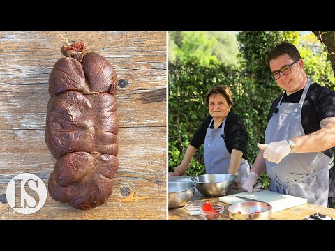 La 'Nduja fatta in casa con Nino Rossi e la signora Laura