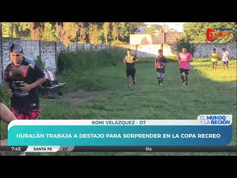 Huracán trabaja a destajo para sorprender en la 8° Copa Recreo | Koni Velázquez - Dt