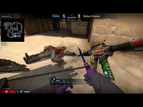 CS:GO POV Demo FURIA drop (29/14) vs NaVi (de_mirage) @ IEM Rio Major 2022