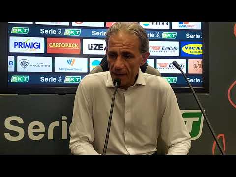 Mister Zaffaroni nel post gara di Alessandria - Cosenza