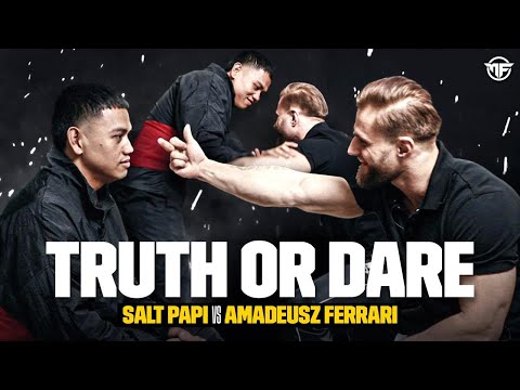 Salt Papi vs Amadeusz Ferrari | TRUTH OR DARE | Misfits Boxing