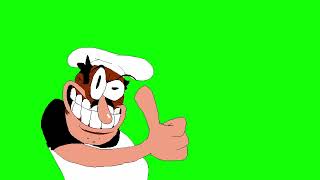 Pizza Tower Peppino rank A very nice green screen