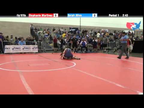FILA Junior 48 kg / 105.75 lbs. - Stephanie Martinez vs. Sarah Allen