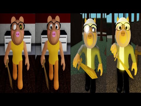 Old Pony vs New Pony Jumpscare - Roblox Piggy RP