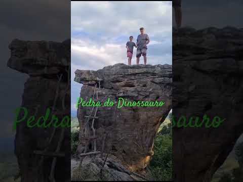 Em Rio Branco do Ivaí PR subimos na pedra do Dinossauro #shorts #pedra #Dinossauro #viral 🦖🔥🔥