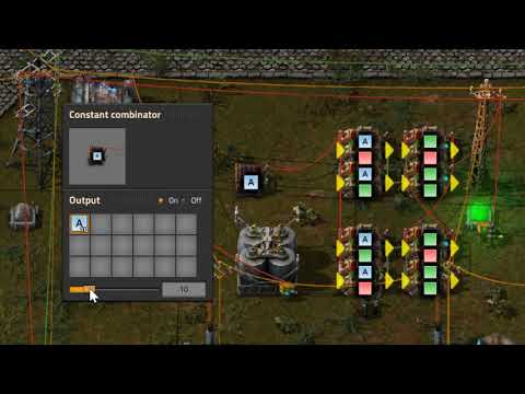 Factorio R/S Latch for power backup power generator
