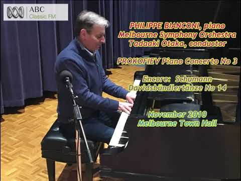 Philippe Bianconi (2010 Melbourne) Prokofiev Piano Concerto No 3